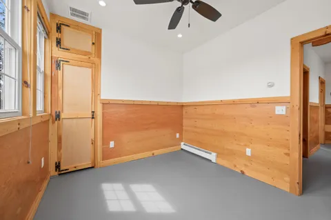 wooden floor in an empty room