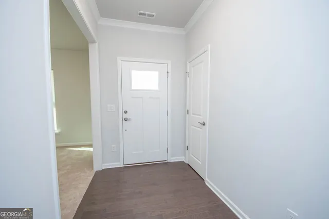 a view of livingroom with hardwood floor and window