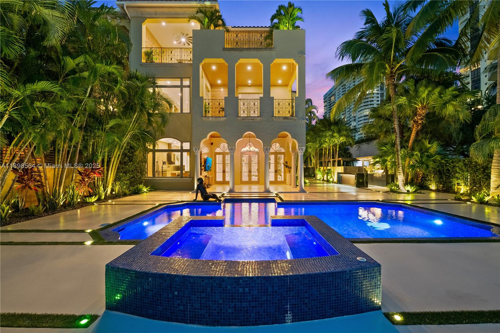 1530 Island Boulevard Aventura, FL 33160 - Photo 2 of 99 a view of swimming pool with red chairs
