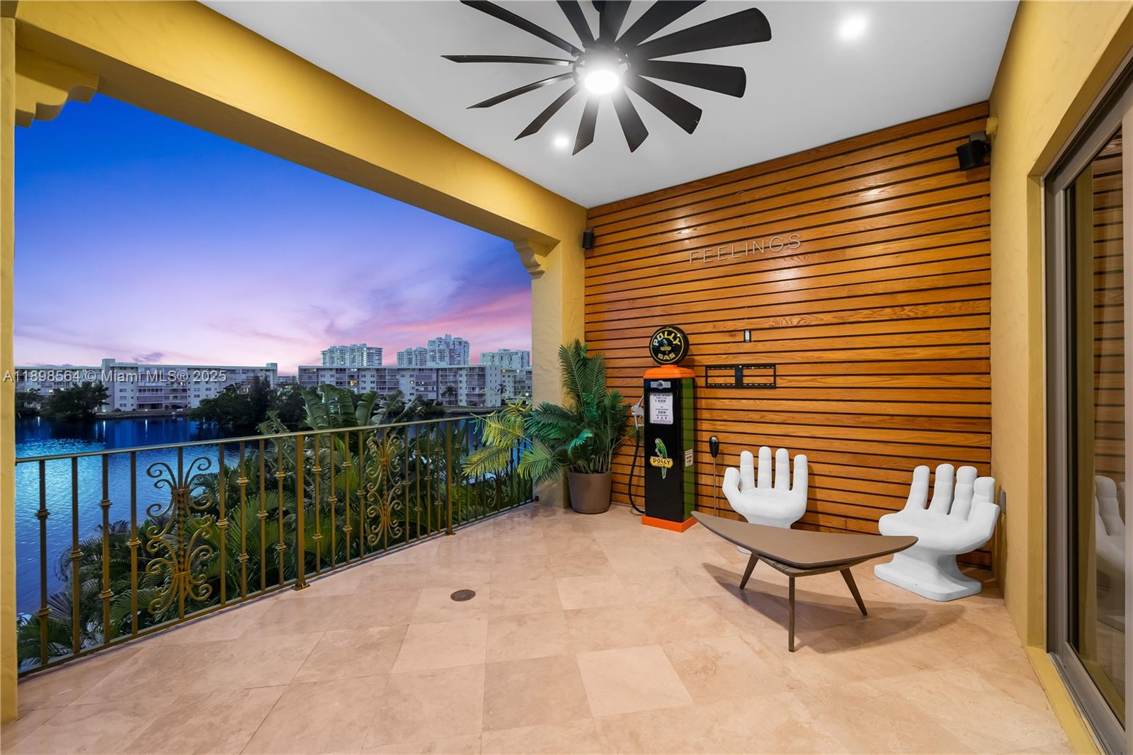 1530 Island Boulevard Aventura, FL 33160 - Photo 36 of 99 a view of a chairs and table in the balcony