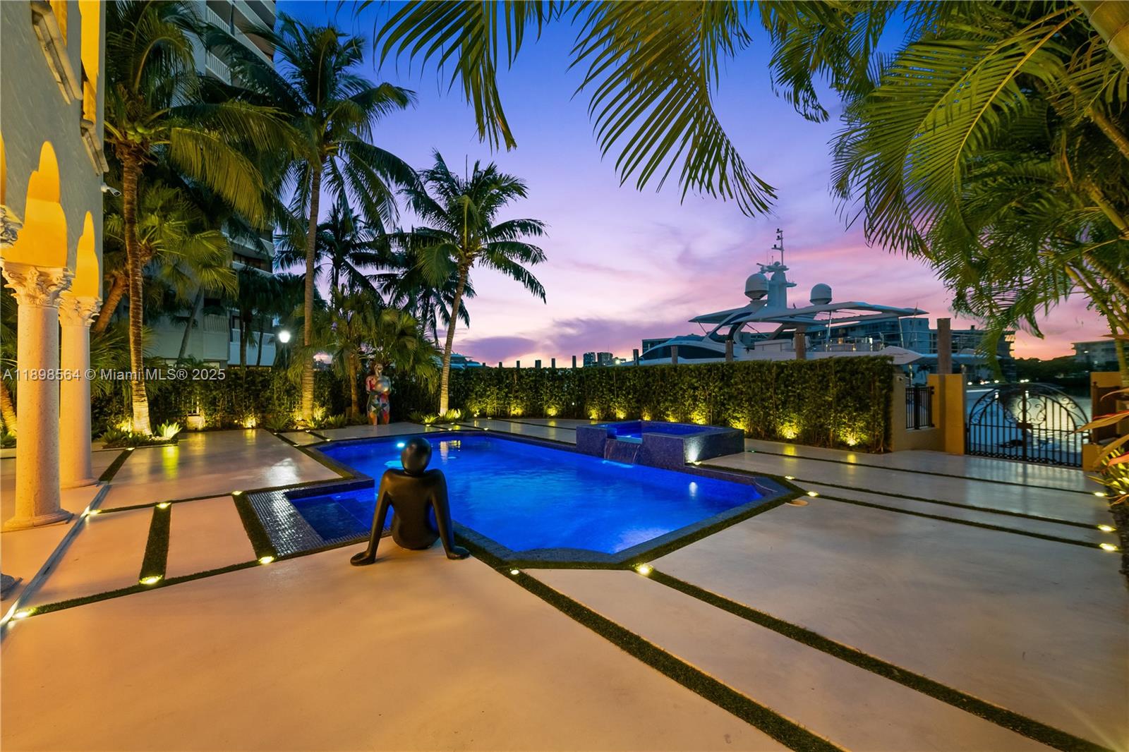 1530 Island Boulevard Aventura, FL 33160 - Photo 70 of 99 a view of an outdoor space with swimming pool