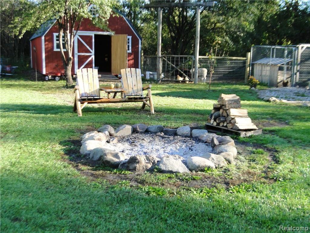 1349 South Wilder Road Lapeer, MI 48446 - Photo 40 of 50 Family Fire Pit