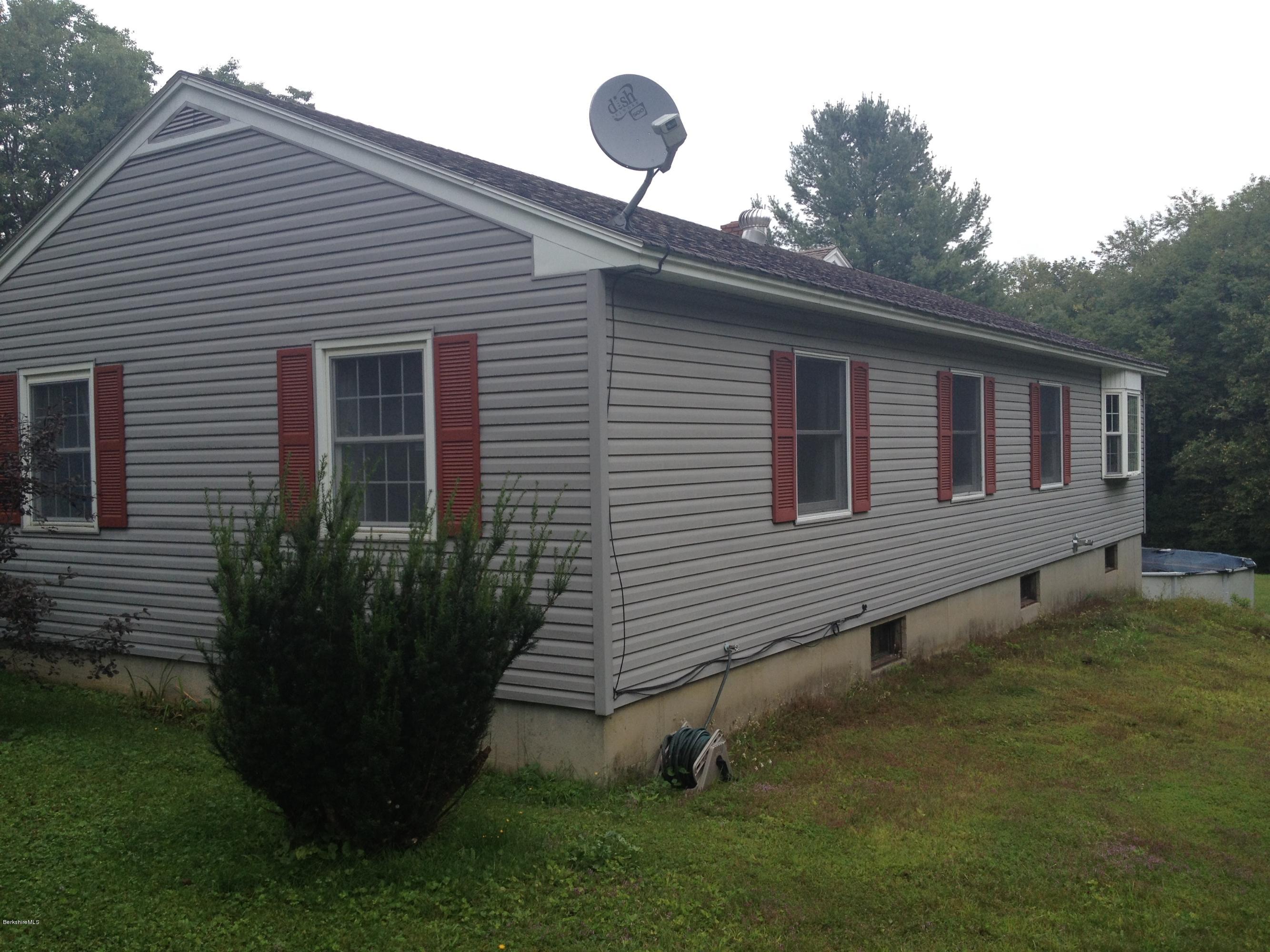 1273 South Washington State Road Washington, MA 01223 - Photo 22 of 22 a front view of a house with garden
