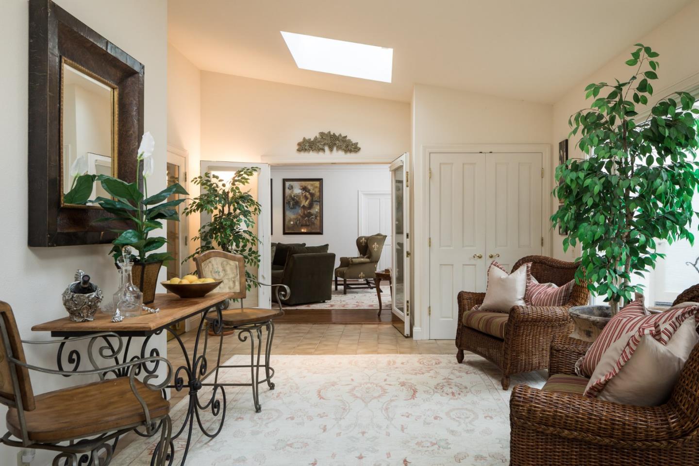 3978 Ronda Road Pebble Beach, CA 93953 - Photo 8 of 20 a living room with furniture and a potted plant