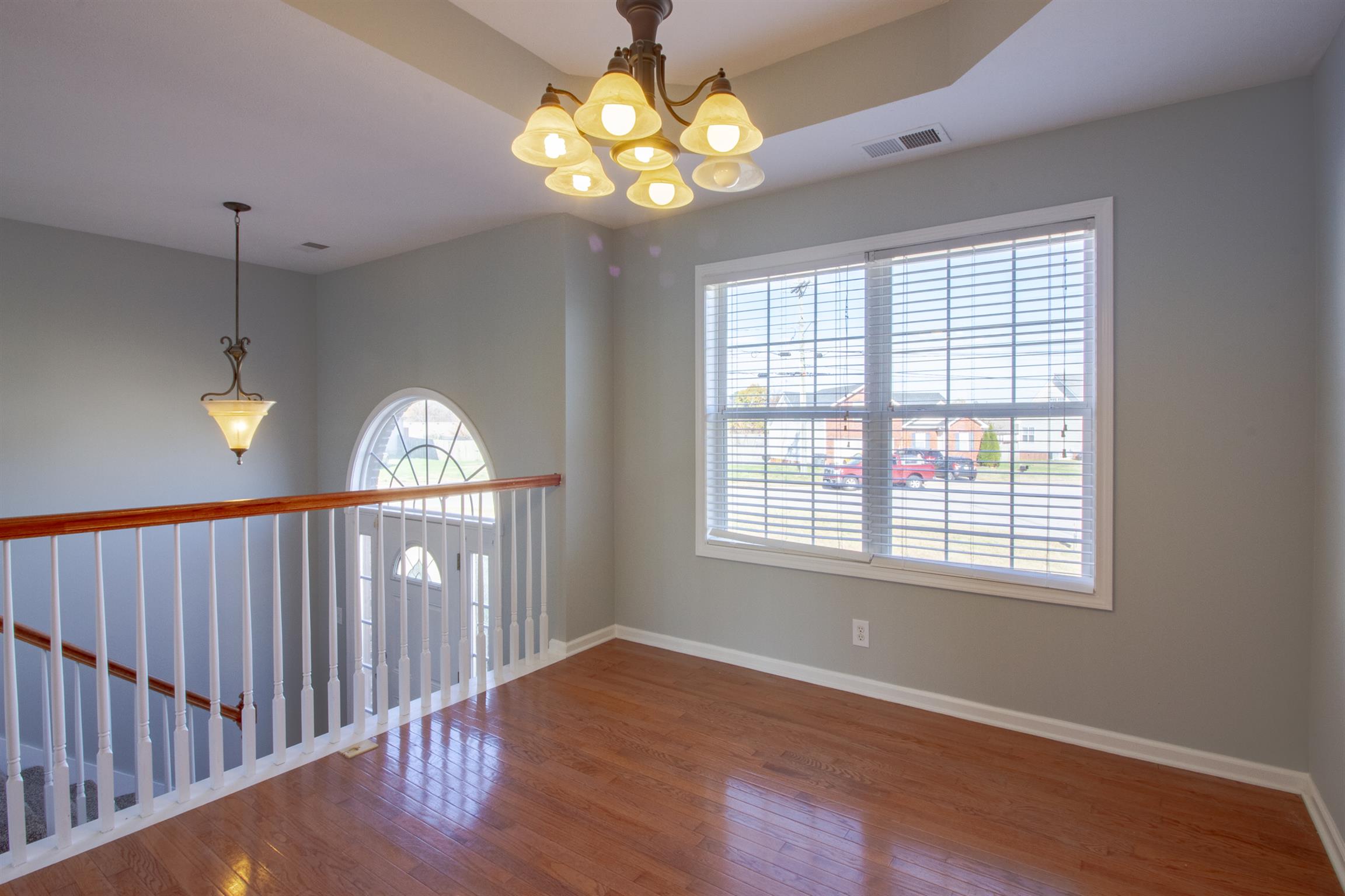 Formal Dining Room with Hardwood Floors