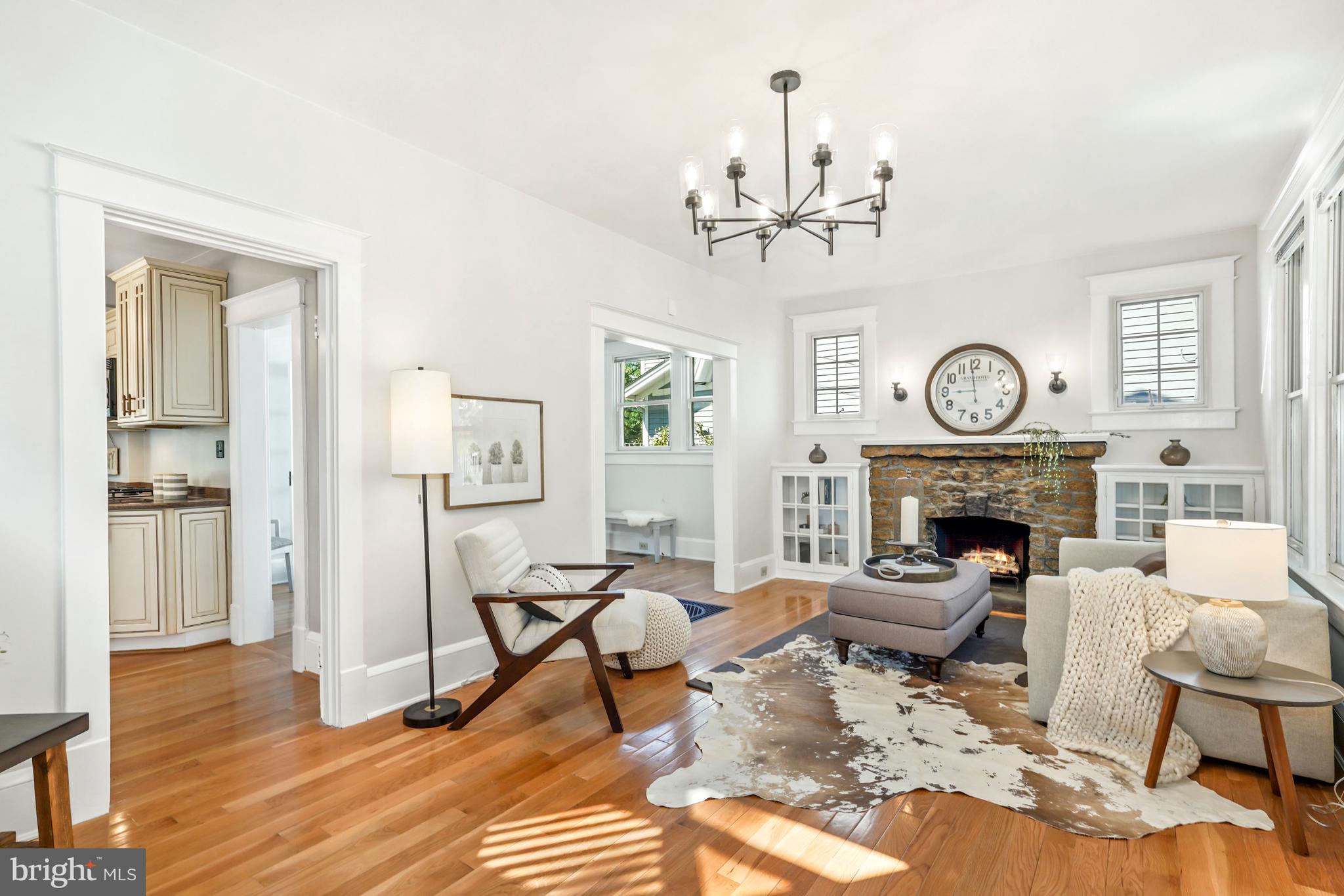 1403 Lawrence Street Northeast Washington, DC 20017 - Photo 6 of 29 Bright and Inviting Living Room