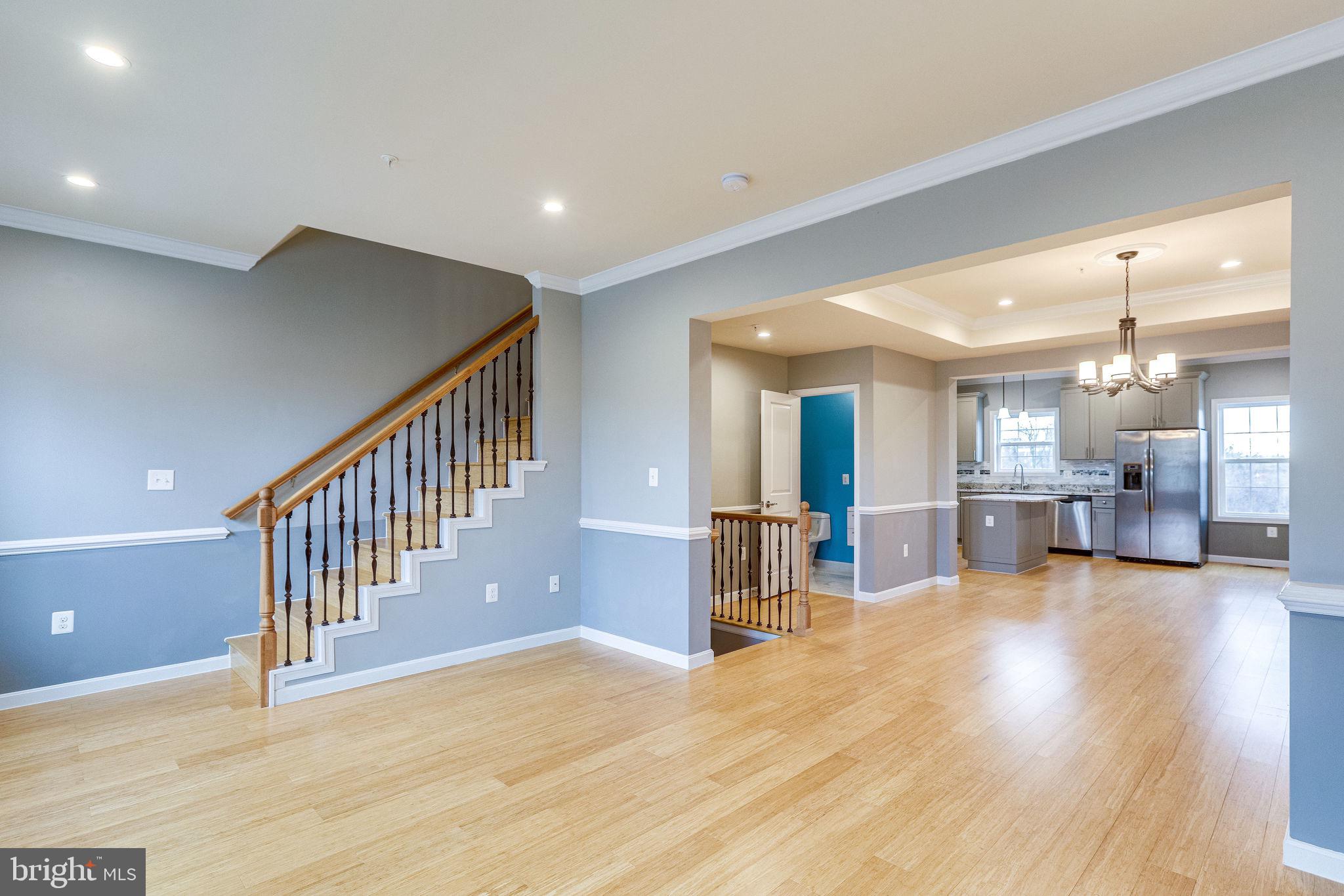 2508 Elvans Road Southeast Washington, DC 20020 - Photo 14 of 45 Main level with hardwood and crown molding.