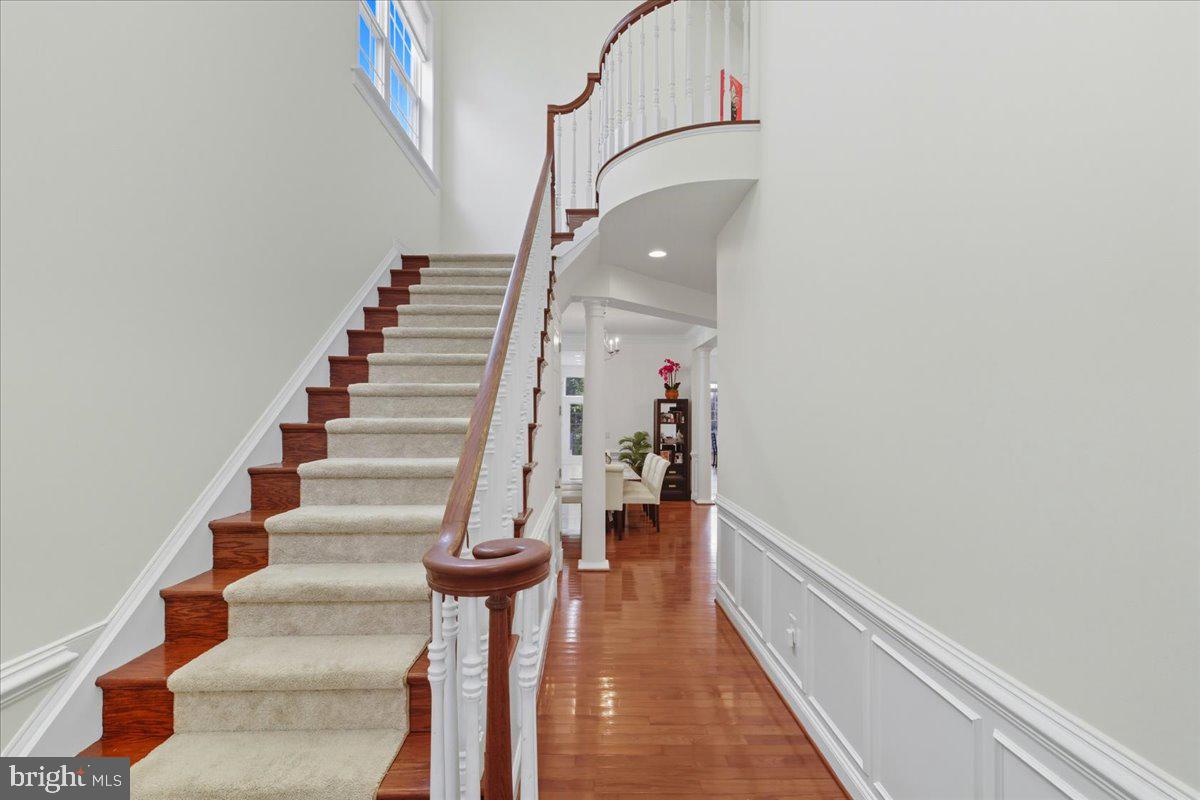 16216 Radburn Street Woodbridge, VA 22191 - Photo 23 of 64 Grand Staircase to Upper Level