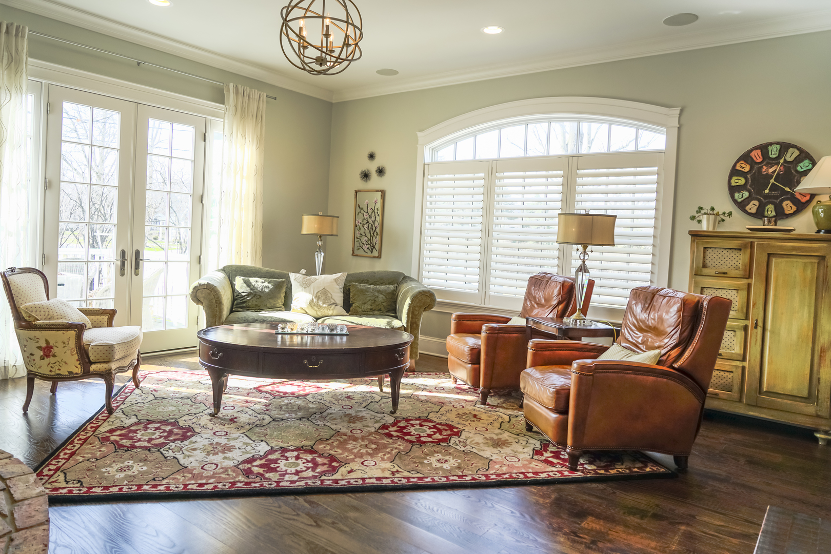 4800 Wolf Road Western Springs, IL 60558 - Photo 4 of 47 a living room with fireplace furniture and a large window