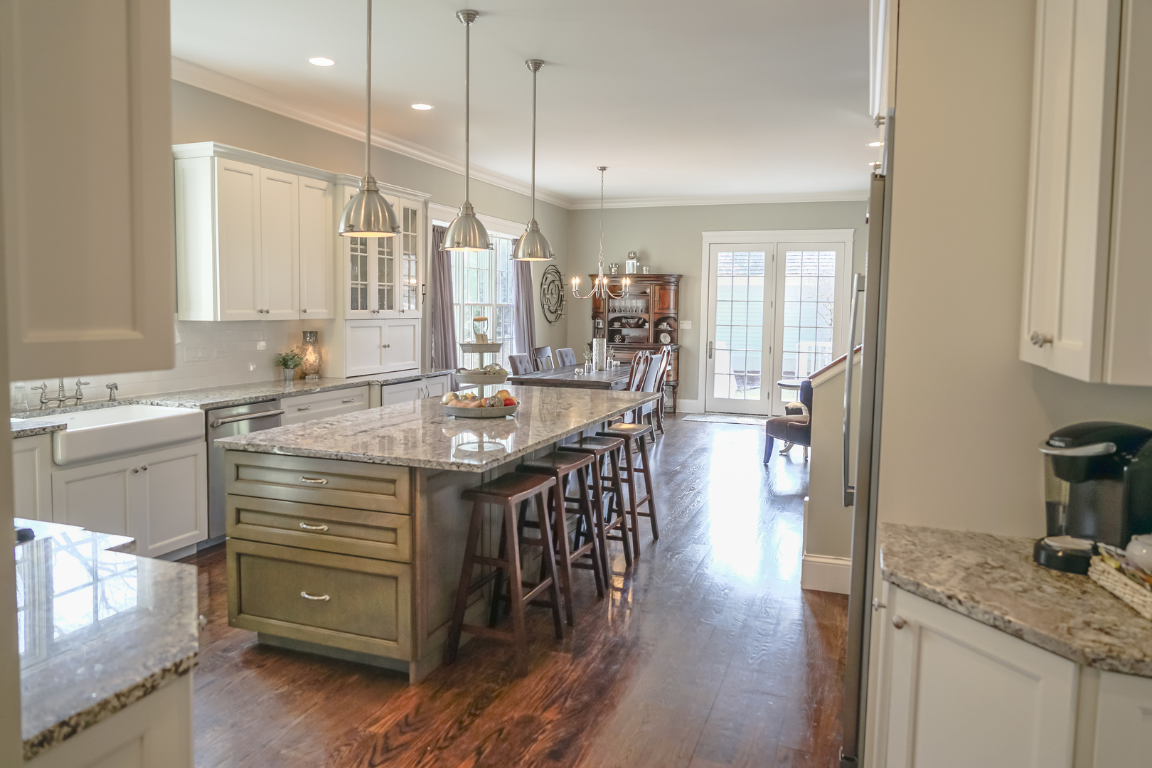 4800 Wolf Road Western Springs, IL 60558 - Photo 6 of 47 a kitchen with a sink appliances and cabinets