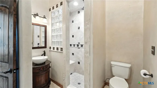 a view of outdoor space with garden