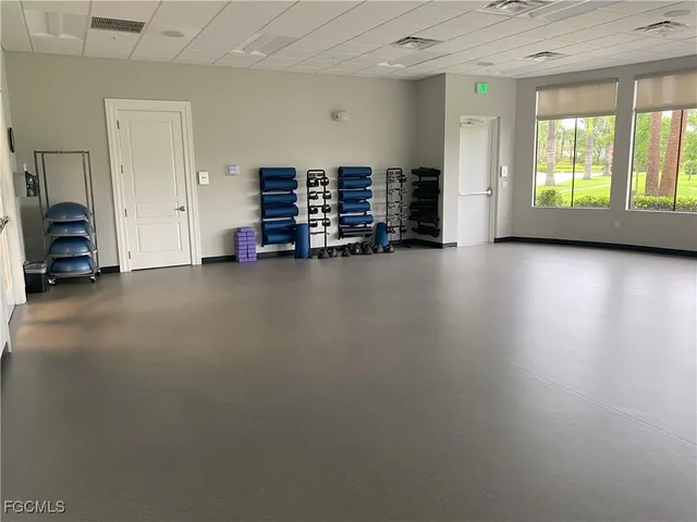 a view of a room with lots of wooden floor