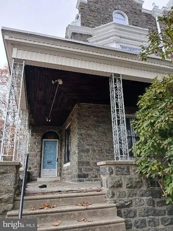 a view of a fireplace