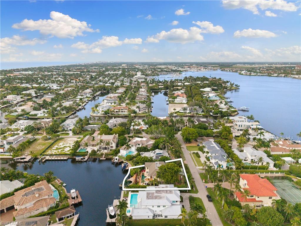 2170 Marina Drive Naples, FL 34102 - Photo 2 of 48 an aerial view of residential houses with outdoor space