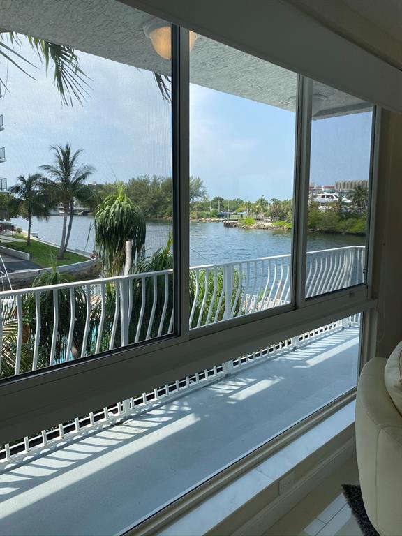 1705 North Riverside Drive, Unit 8 Pompano Beach, FL 33062 - Photo 13 of 40 a view of a balcony with lake view