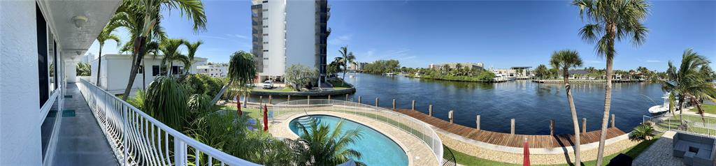 1705 North Riverside Drive, Unit 8 Pompano Beach, FL 33062 - Photo 6 of 40 a view of balcony