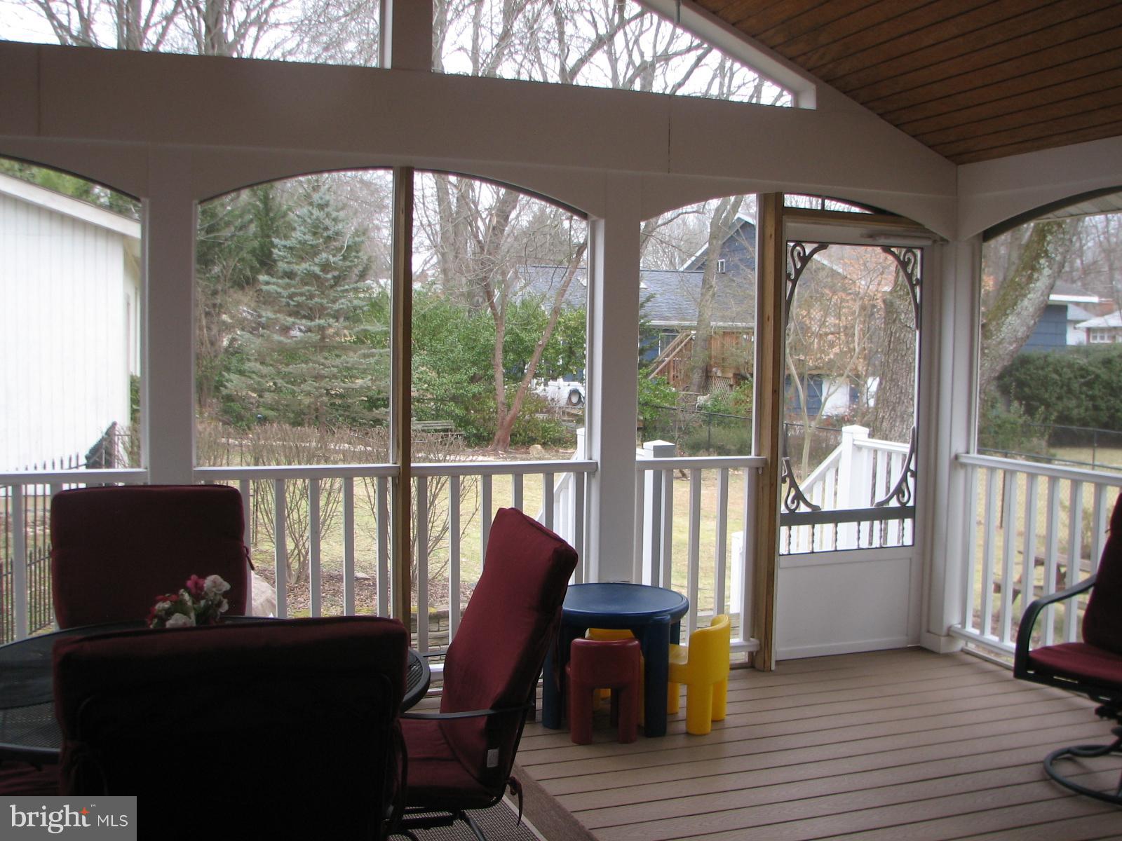 706 Ware Street Southwest Vienna, VA 22180 - Photo 22 of 30 Screened in porch overlooking backyard
