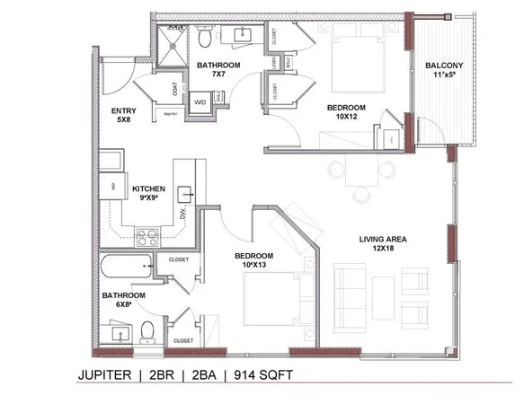 $2,565 | 409 Elm Street, Unit 519, Manchester, NH 03101