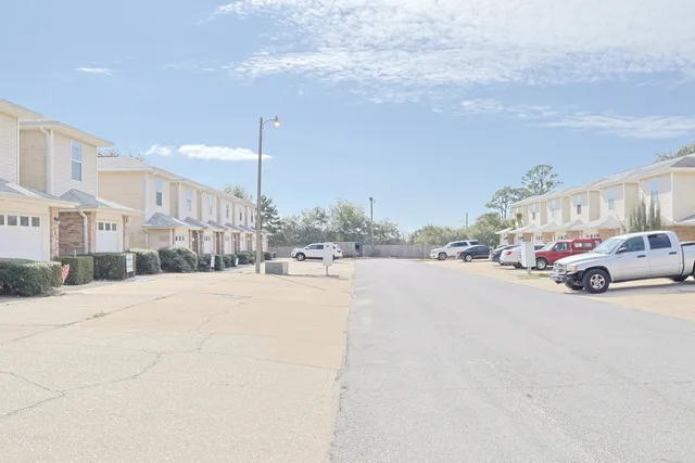 a house view with a outdoor space
