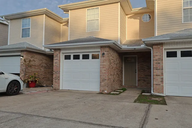 a view of a brick wall