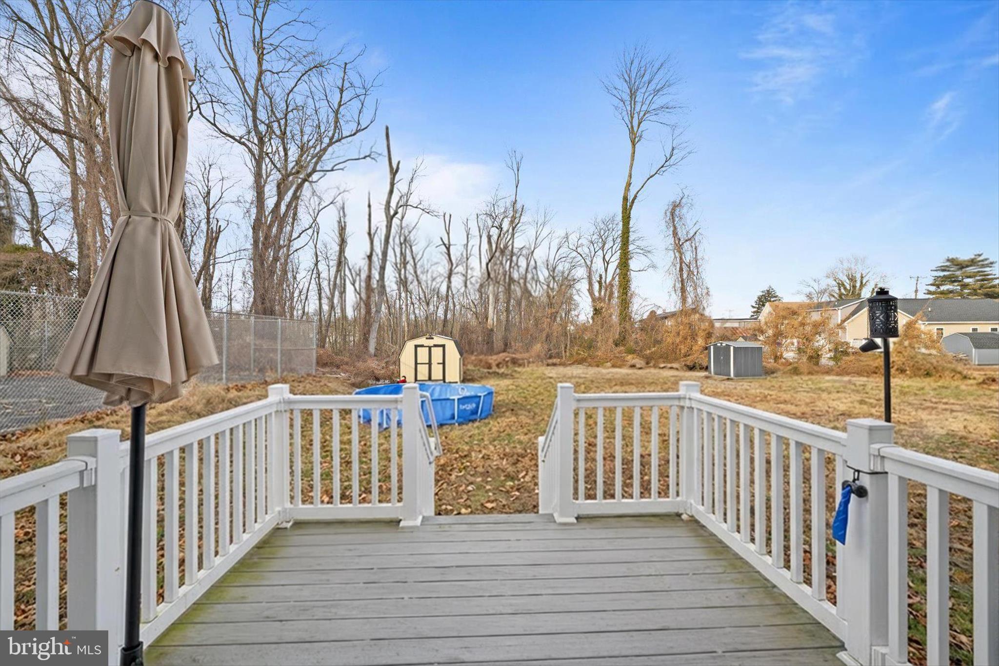 9 West High Street Seaford, DE 19973 - Photo 20 of 22 Back Deck/Lawn