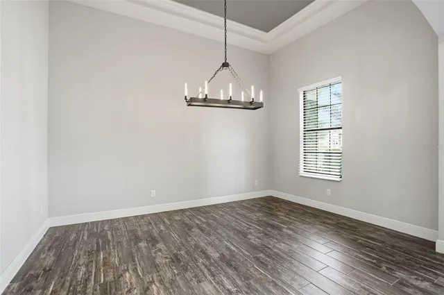 a view of a livingroom with a flat screen tv