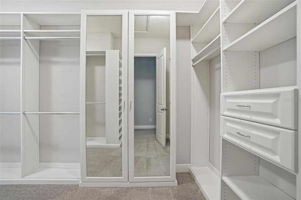 31999 Watoga Loop Wesley Chapel, FL 33543 - Photo 33 of 67 a view of walk in closet with empty racks