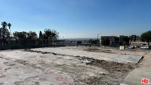 a view of a yard with a snow