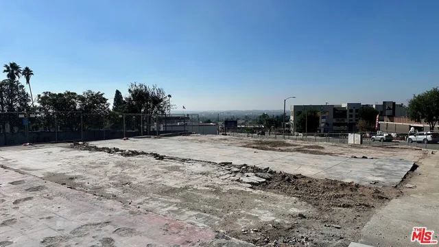 a view of a yard with a snow