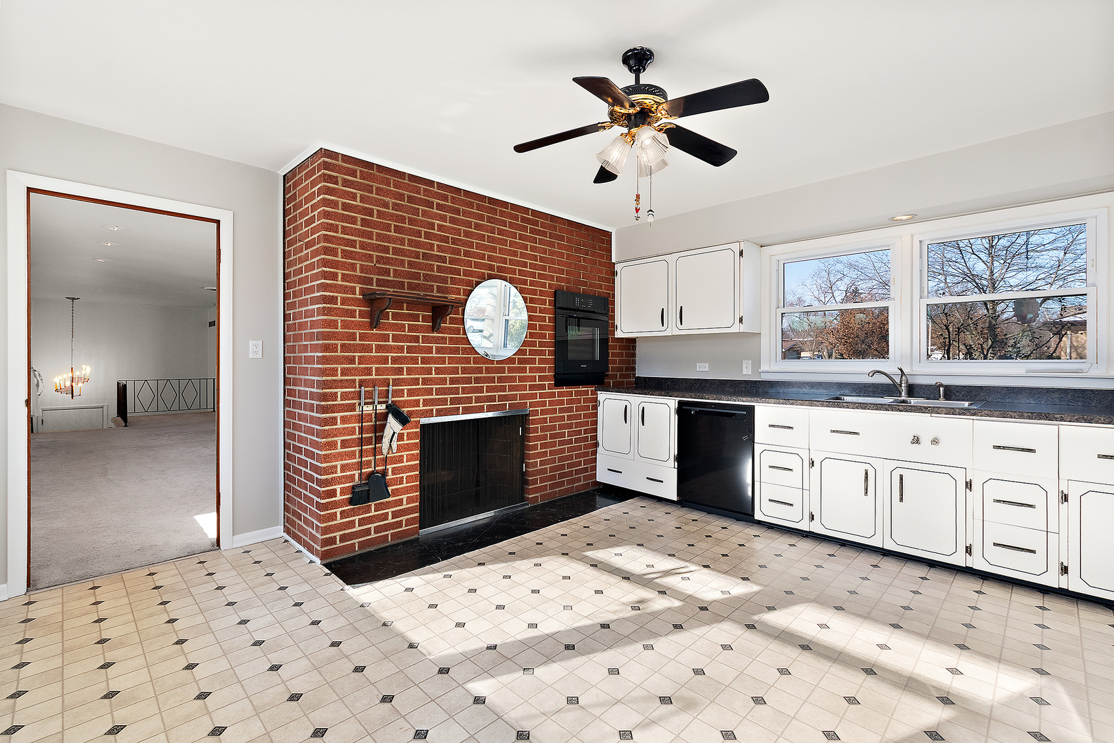 13 Riegel Oaks Lane Homewood, IL 60430 - Photo 17 of 26 a kitchen with granite countertop a stove a sink and a refrigerator