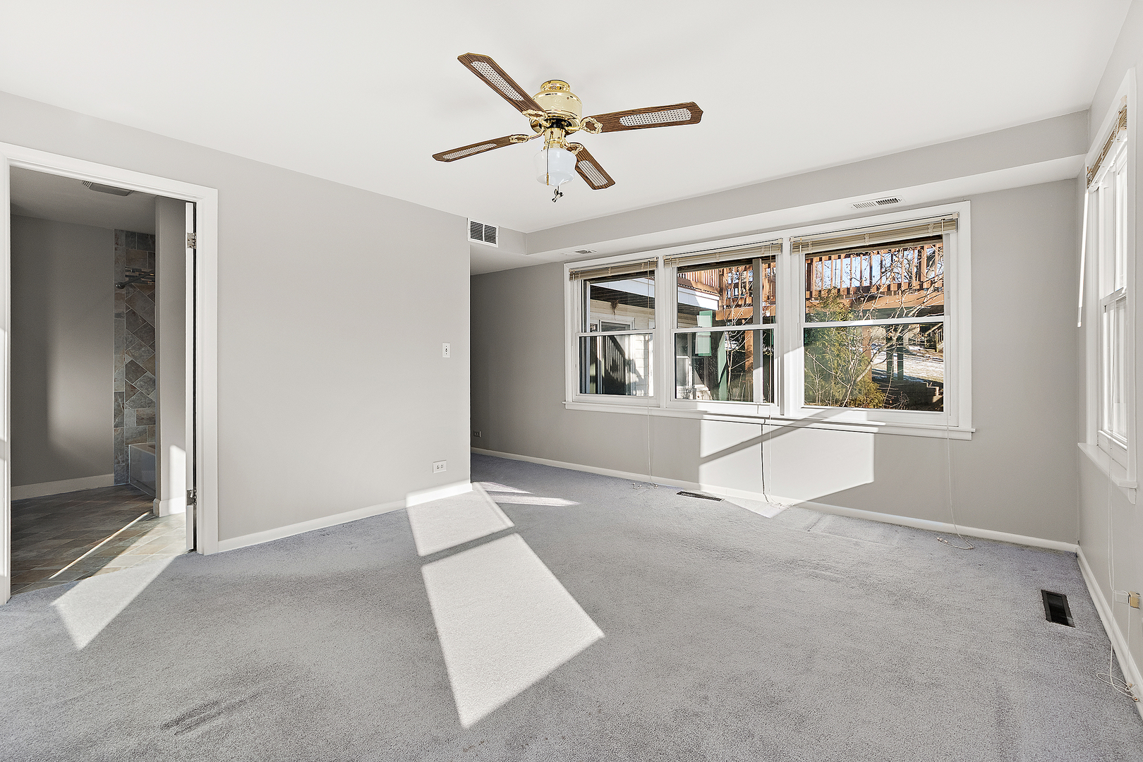 13 Riegel Oaks Lane Homewood, IL 60430 - Photo 26 of 26 an empty room with ceiling fan and windows