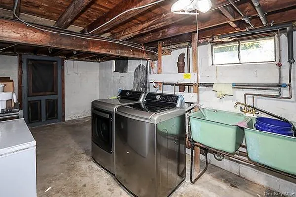 a room with storage and utility