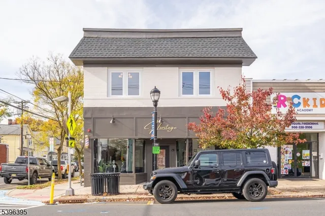 a car parked in front of a house