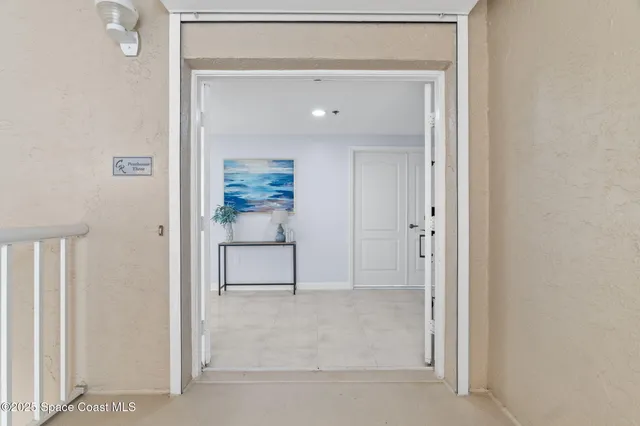 a picture of a bench in a white building