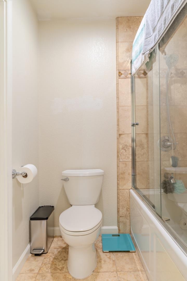 209 Clifton Road Pacifica, CA 94044 - Photo 25 of 31 a bathroom with a toilet and a shower