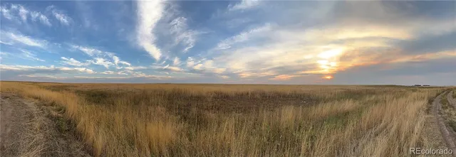 a view of lake with green space