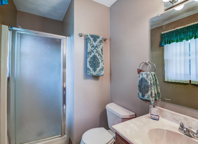445 Deep Woods Road Hardy, VA 24101 - Photo 18 of 47 a bathroom with a toilet sink and shower