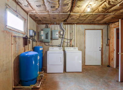 445 Deep Woods Road Hardy, VA 24101 - Photo 24 of 47 a utility room with dryer and washer