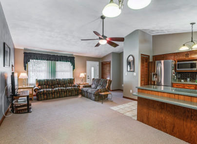 445 Deep Woods Road Hardy, VA 24101 - Photo 8 of 47 a living room with furniture gym equipment and a window