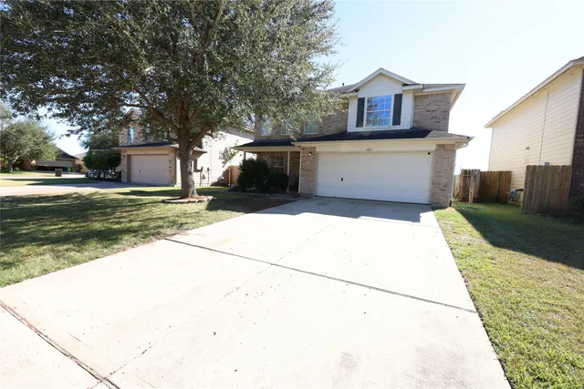 a house view with a outdoor space