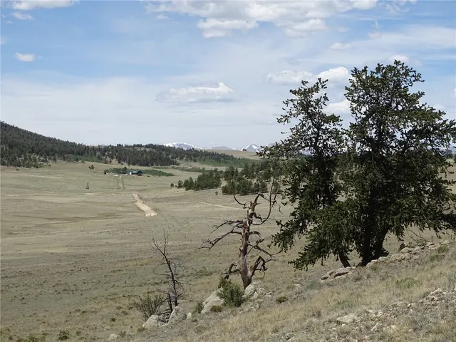 a view of a lake with beach and mountain in the back