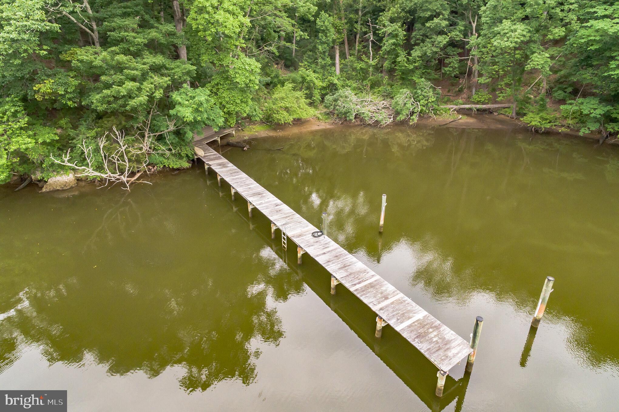 10375 Mackall Road St. Leonard, MD 20685 - Photo 26 of 36 Pier 110' MLW 9 1/2 ' Water and Electric