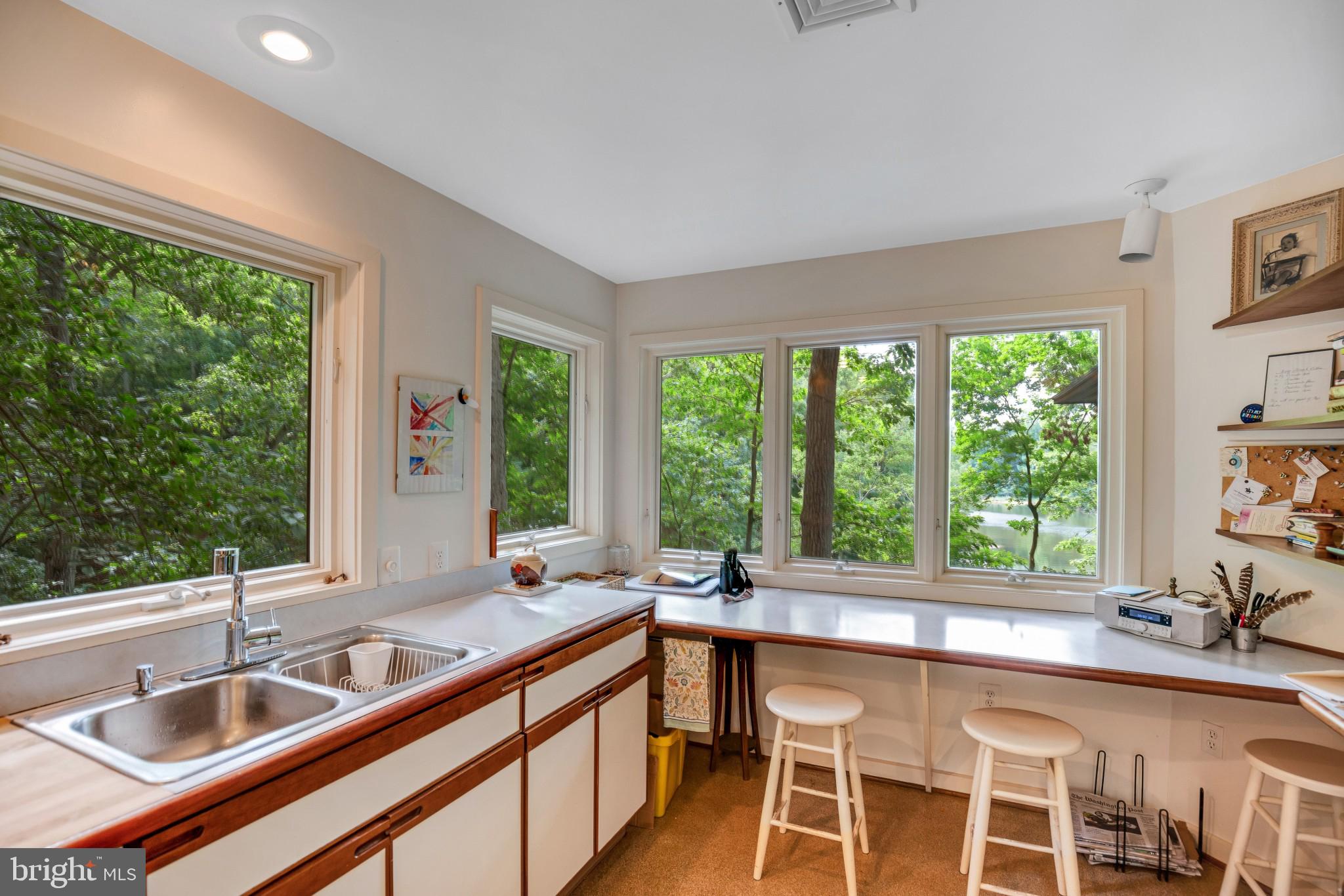 10375 Mackall Road St. Leonard, MD 20685 - Photo 6 of 36 Kitchen that has great views of the cove