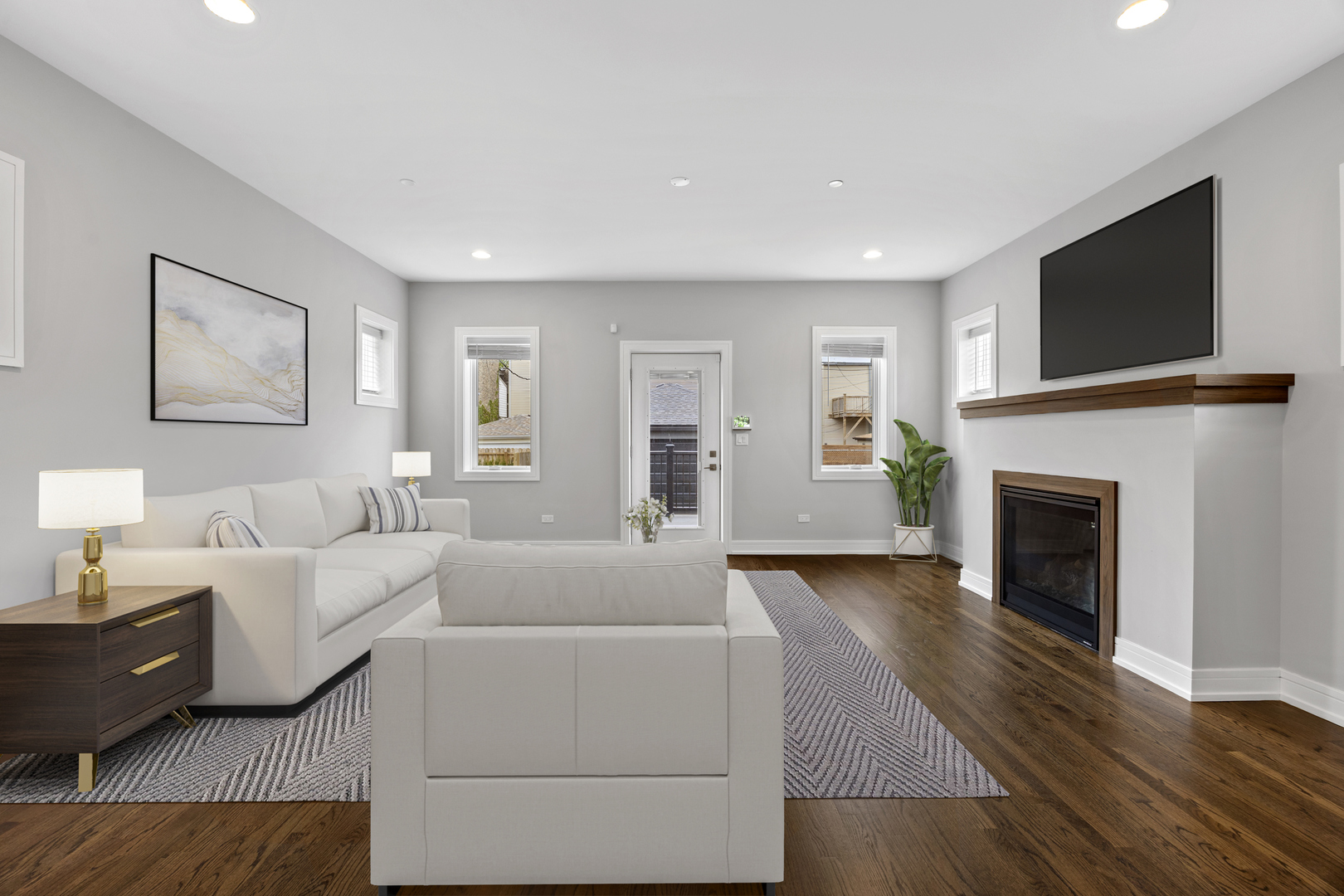 3231 South Shields Avenue Chicago, IL 60616 - Photo 17 of 58 a living room with furniture and a fireplace