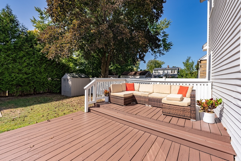 116 Garland Street Springfield, MA 01118 - Photo 27 of 31 outdoor view with sitting space and trees
