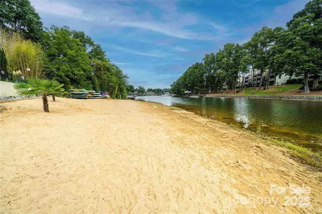 a view of an outdoor space and swimming pool