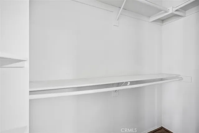 a close up view of racks on the wall