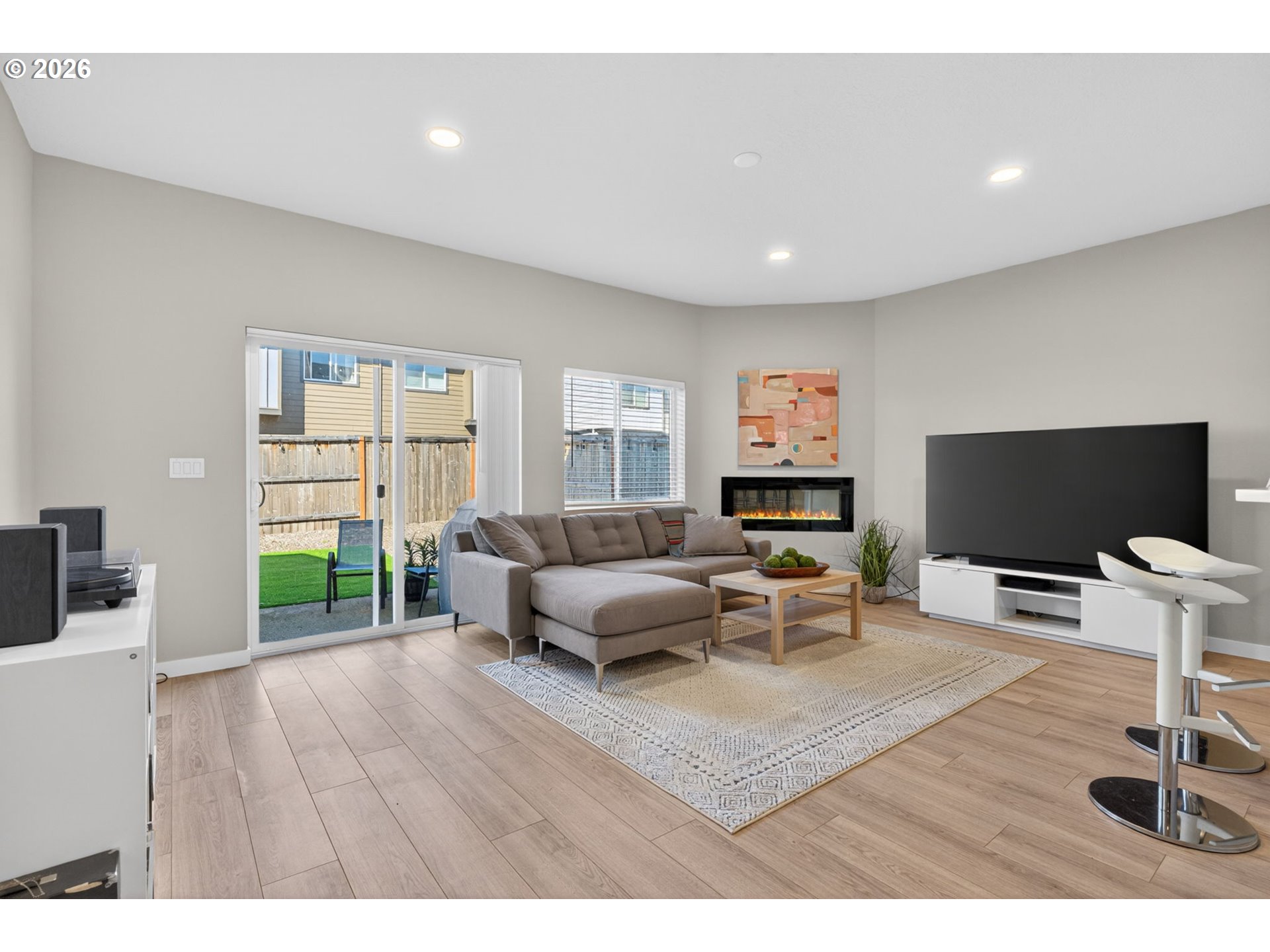 2876 South Nectarine Street Cornelius, OR 97113 - Photo 13 of 42 a living room with furniture and a flat screen tv