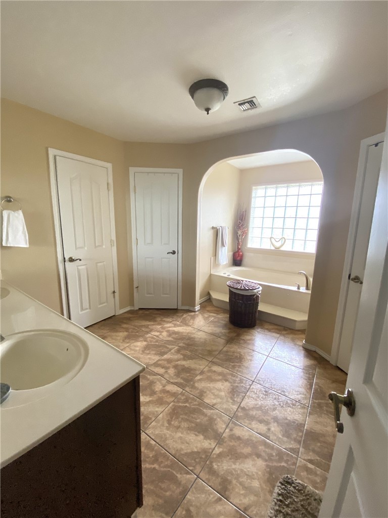 1250 Lawrence Trail Alice, TX 78332 - Photo 24 of 40 a large bathroom with a tub sink and mirror