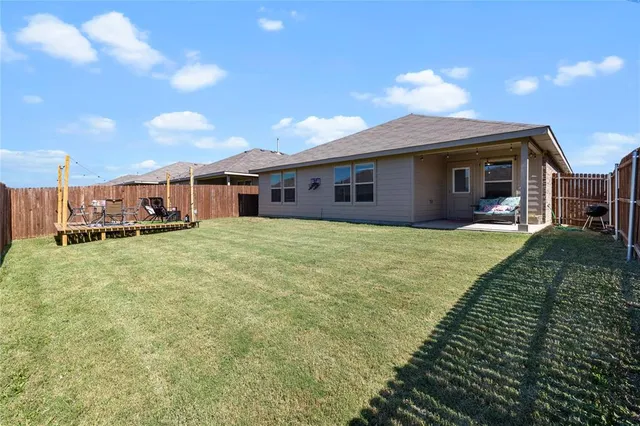 a view of outdoor space with seating area